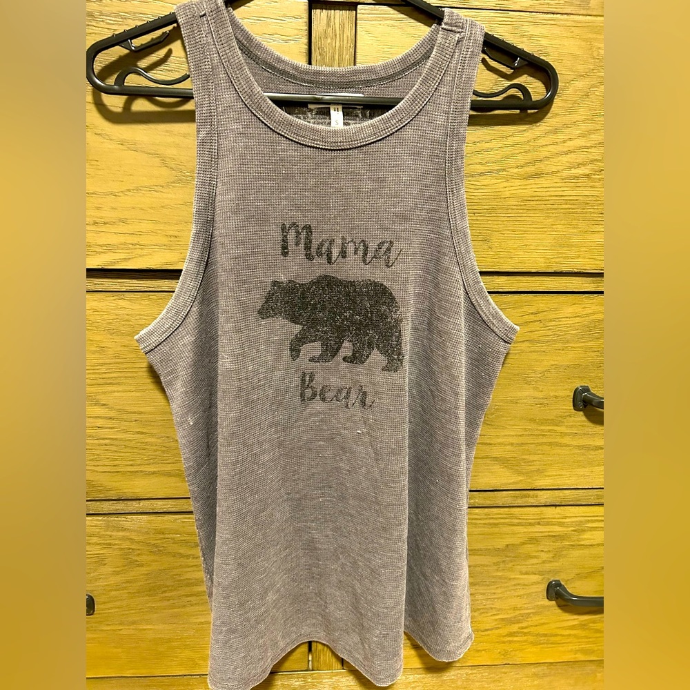 Mama bear sleeveless top - S